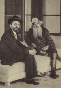 Anton Tchekhov et Léon Tolstoï - Russian Photographer