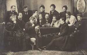 Anton Tchekhov lisant aux membres du Théâtre d