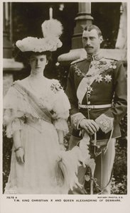 Le roi Christian X et la reine Alexandrine de Danemark - Russian Photographer