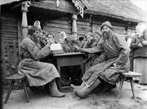Réunion des anciens paysans russes dans un Mirskoi Skhod - Russian Photographer