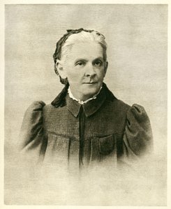 Portrait de Maria Alexandrovna Ulanov (1835-1916), mère de Lénine (1870-1924). Photographie, dans « Notre Illyich », Édition d
