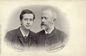 Portrait de Siloti et Tchaïkovski - Russian Photographer