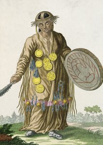 Un chaman mongol, 1820 - Russian School