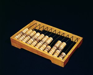 Abacus, calculatrice à boules, probablement 19e siècle