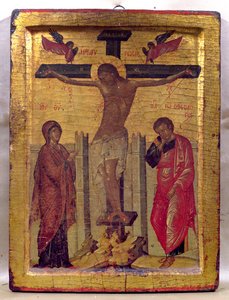 Le Christ en Croix - Russian School