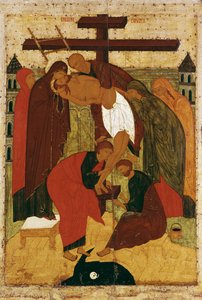 Descente de Croix, 1475-1499 - Russian School