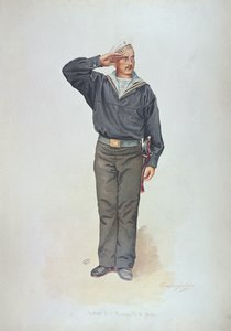Marin russe en uniforme de la marine russe à la fin du XIXe siècle