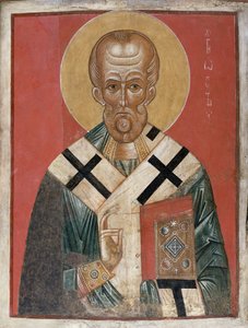 Saint Nicolas, école de Novgorod, c.1300 - Russian School