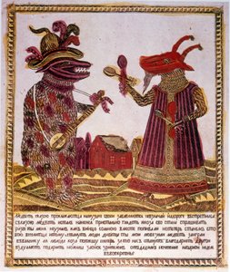 Illustration traditionnelle en bois gravé d