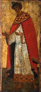 Saint Prince Gleb, 15ème siècle - Russian icon.