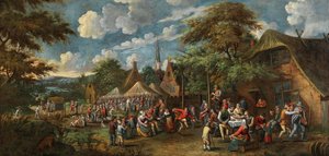 Fête de village, vers 1700 - Rutger Verburgh