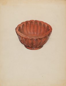 Terre cuite, moule à gelée
