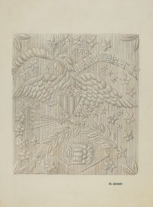 Courtepointe appliquée (détail) - Ruth Buker