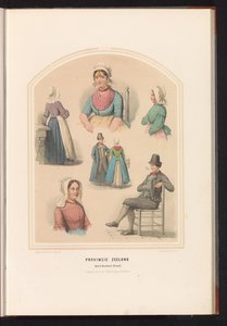 Costume traditionnel de Noord-Beveland en Zélande, 1857 - Ruurt de Vries