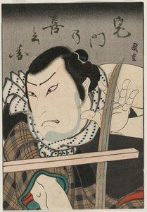 Acteur en tant que Kimon no Kihei, vers 1850