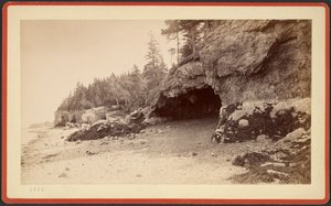 [Grotte, peut-être à Mt. Desert, Maine] - S.R. Stoddard