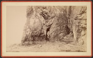 Split Rock depuis le nord, Mt. Desert. - S.R. Stoddard