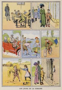 Les jours de la semaine