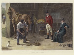 Un fer à cheval : trop tard pour la rencontre