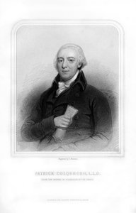 Patrick Colquhoun, magistrat de police écossais et écrivain statistique, 1870 - S. Freeman