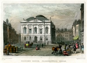 Sessions House, Clerkenwell Green, Islington, Londres, 1831 - S. Lacey