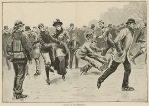 Patinage sur la Serpentine - S. T. Dadd