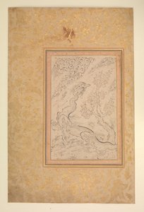 Dragon et nuages - Sadiqi Beg.