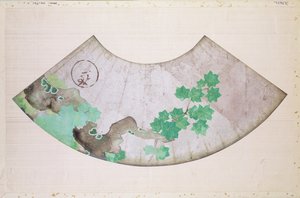 Éventail avec motif d