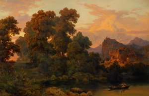 Paysage italien - Salomon Corrodi
