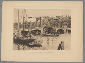 Vue du Pont Maigre à Amsterdam - Salomon Garf