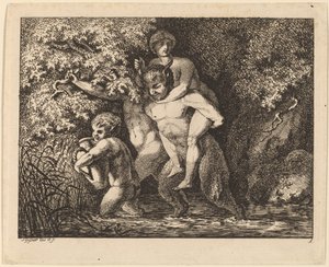 Satyre Portant une Nymphe