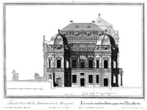 Élévation de la façade est