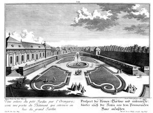 Vue du "Petit Jardin" - Salomon Kleiner