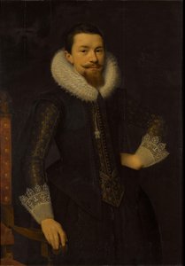 Portrait de Pieter Boudaen Courten (1594-1668) - Salomon Mesdach (attributed to)