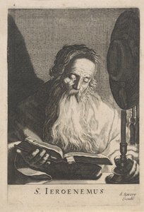 Saint Jérôme lisant à la lumière d