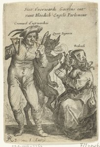 Caricature de Cromwell, ca. 1652-1654