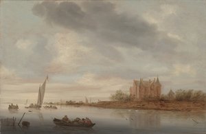 Château sur une rivière