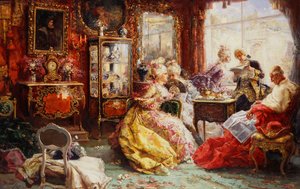 Un Après-midi au Salon, 1902 - Salvador Sanchez Barbudo