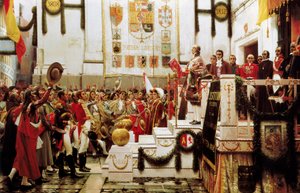 Promulgation de la Constitution de Cadix, Espagne - Salvador Viniegra y Lasso de la Vega