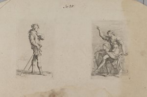 (Série de figurines) Homme avec le bras au niveau de la poitrine