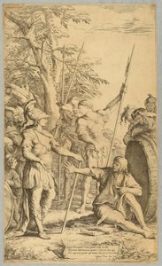 Alexandre visitant Diogène - Salvator Rosa