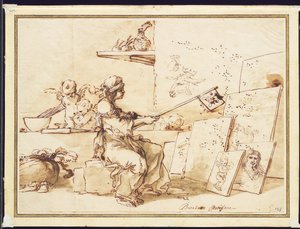 Allégorie de la peinture pauvre, vers 1649-50
