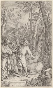 Diogène jetant son bol - Salvator Rosa