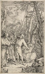 Diogène jetant son bol - Salvator Rosa
