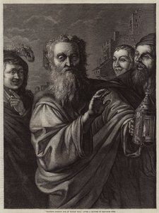 Diogène cherchant un homme honnête - Salvator Rosa
