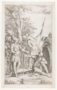 Diogène demande à Alexandre de ne pas se tenir dans sa lumière - Salvator Rosa