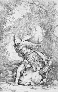 Jason et le dragon, vers 1663-64 - Salvator Rosa