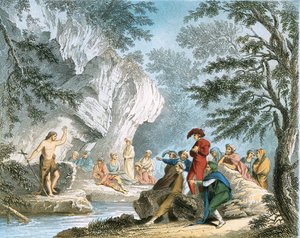 Jean-Baptiste prêchant dans le désert - Salvator Rosa