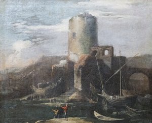 Paysage avec ruines - Salvator Rosa