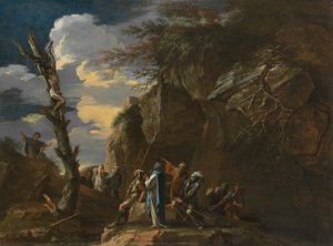 Crucifixion de Polycrate - Salvator Rosa
